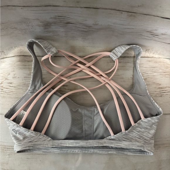 lululemon athletica Gray and Pink Sports Bra - Picture 2 of 5